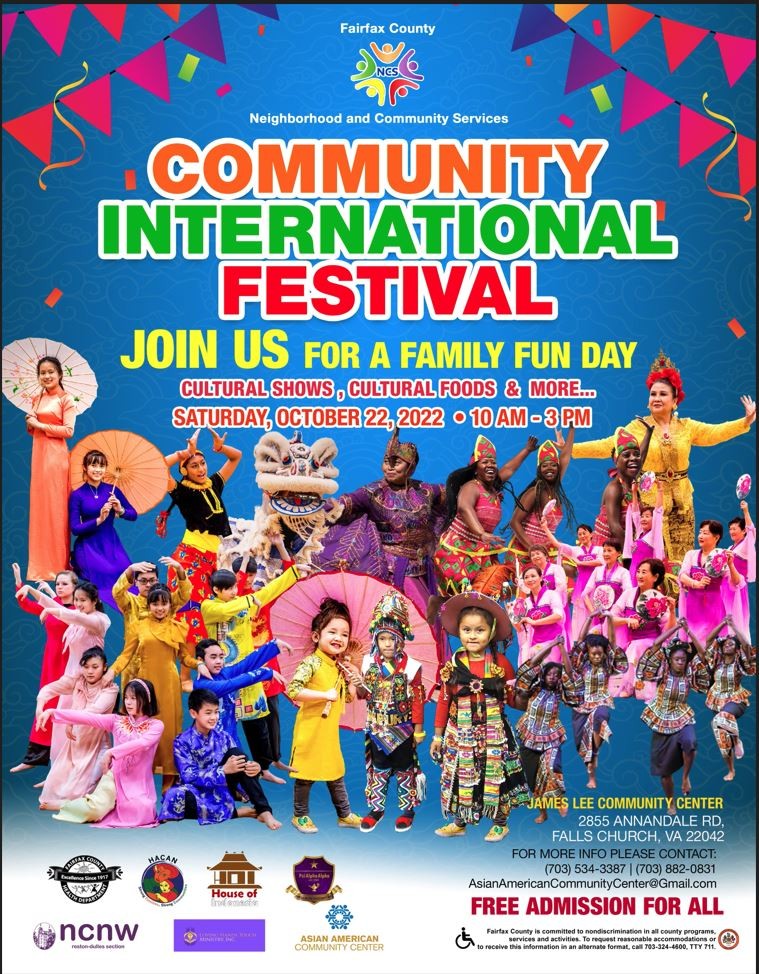 Community International Festival in Falls Church, VA on October 22nd, 2022