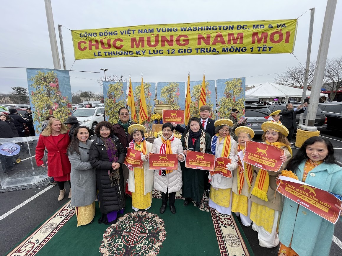 Lunar New Year celebration at Eden Center in Falls Church, VA on January 22nd, 2023.