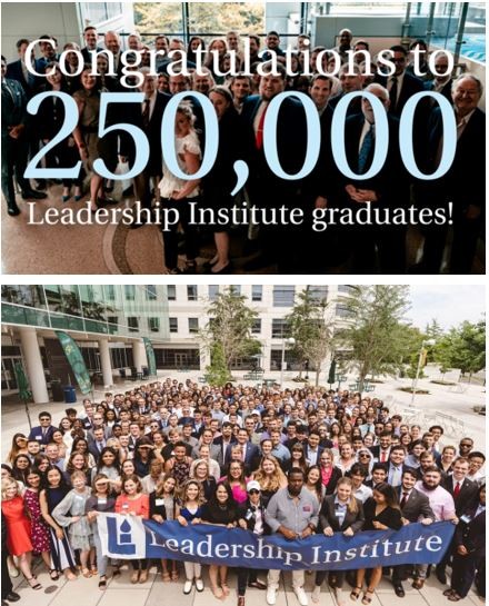 Congratulations to 250,000 Leadership Institute Graduates!