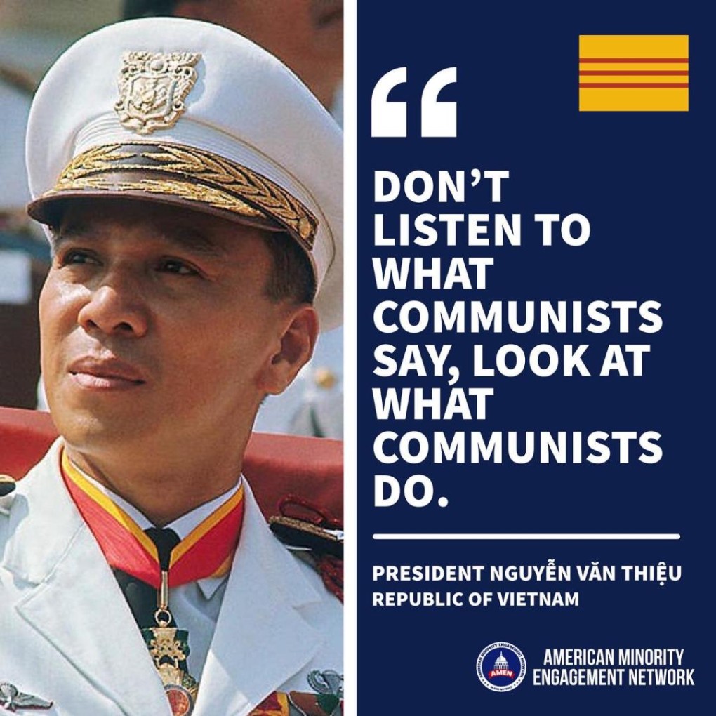 President Nguyen Van Thieu on Communism