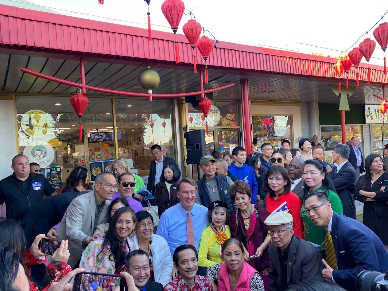 Governor Glenn Youngkin Meeting with Asian communities at Eden Center in Falls Church, VA on October 24th, 2023
